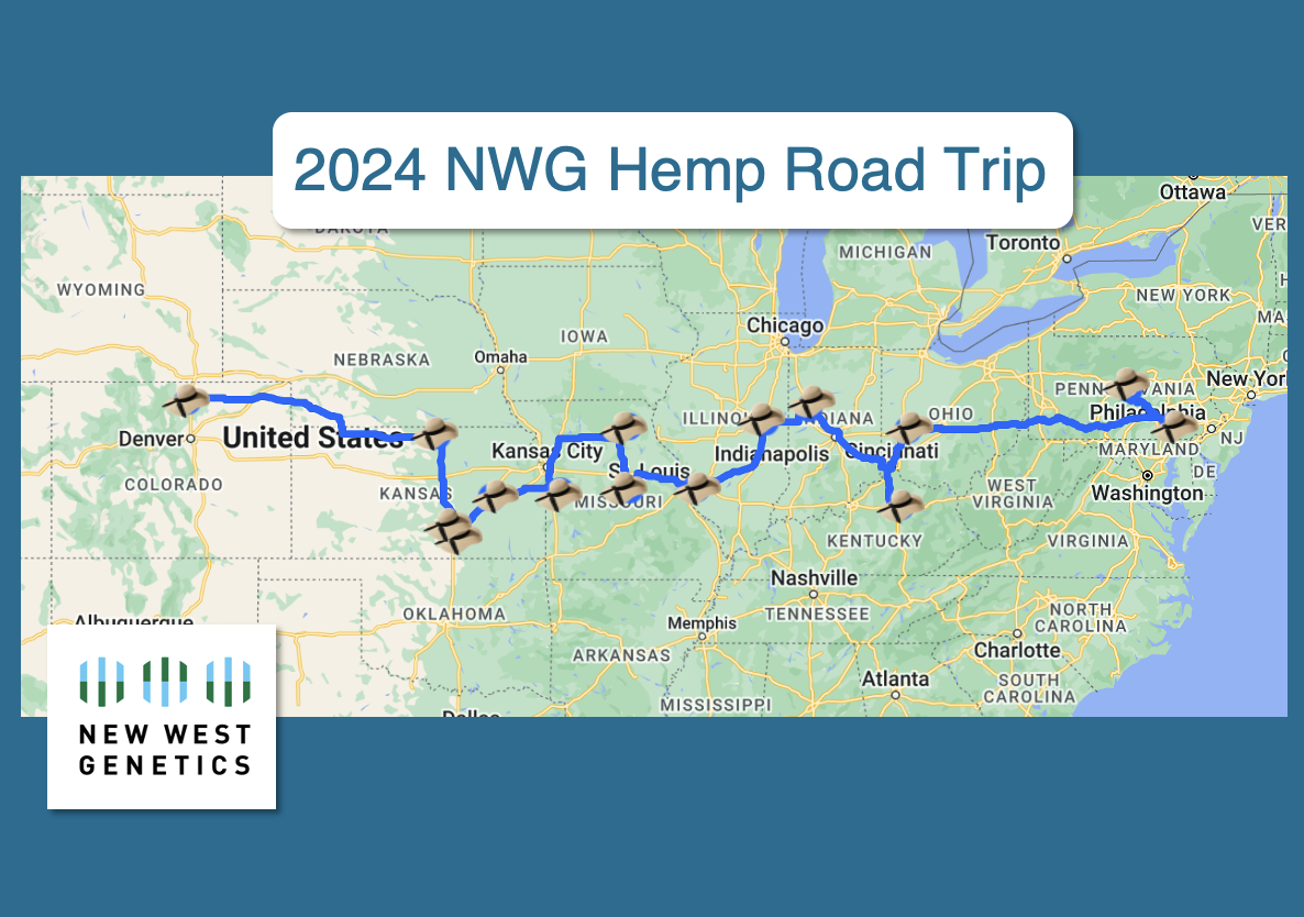 2024 NWG Hemp Road Trip Map